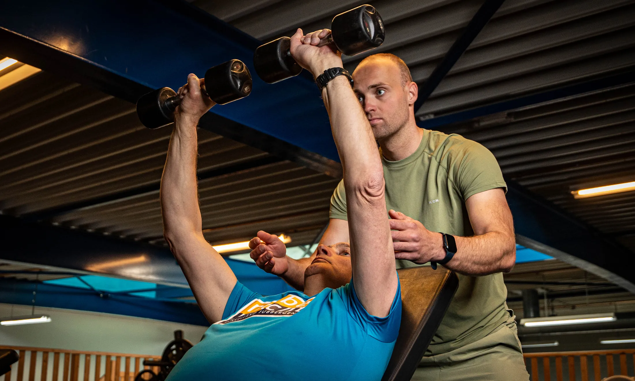 Geert Dute in de GEDUFIT-studio